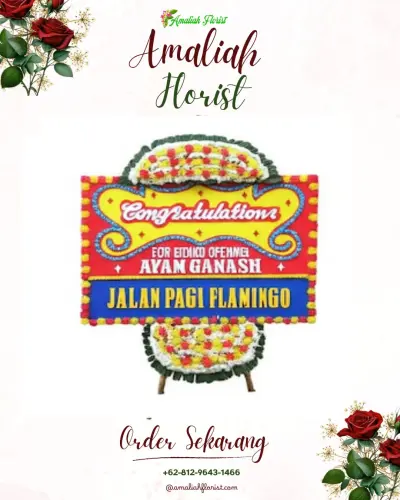 Bunga Papan Congratulation di Kalisat Kidul